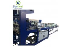 China High Speed 40 Packs / Min Stretch Wrapping Machine For PET Glass Bottle supplier