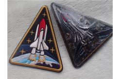 China Fashion Pattern Embroidered Patches With Heating Melt On Back Of Laser supplier