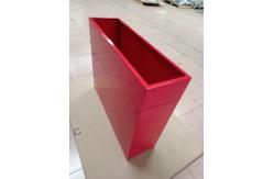 China Geometric Metal Planter Pots Weatherproof In Black Gold And Silver supplier