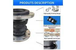 China Double Sphere Expansion Joint NBR Rubber Ring Pipe Joint Double Joint Rubber supplier