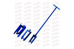 China Customized Portable Soil Tester 1m Rod Hand Auger For Soil Sampling supplier
