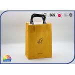 Durable White Kraft Paper Shopping Bags with Cotton Handle Bespoke Carrier Bags for sale