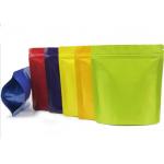 Colorful Heat Seal Pouches Three Side Sealed Packaging Bag For Skincare Mask for sale