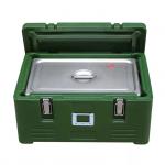 30L Top Loading PE Insulated Food Thermo Box With Stainless Steel Inner GN Pan for sale