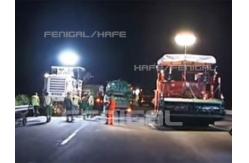 China Glare Free Inflatable Lighting Balloon Mountable On Pavement Machine Vehicle supplier