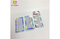 China Hologram Envelop Foil Bag Aluminium Foil Pouch Self Adhesive Three Sided Seal supplier