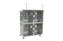 China SGS  MultiFuncitional Modular  Dog Veterinary Recovery Cages Full Frame supplier