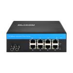 8 Port Industrial Gigabit Network Switch Unmanaged ST Fiber Singlemode 30Km DC24V for sale
