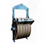 OEM Stringing Power Cable Pulley Block With Grounding Roller for sale