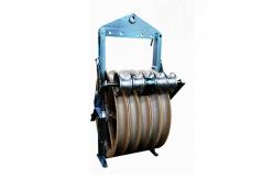 China OEM Stringing Power Cable Pulley Block With Grounding Roller supplier