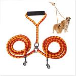 Anti Entanglement Pet Traction Rope Double Dog Walking Rope for sale