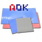 2.9G/CC Acrylate Thermal Heat Transfer Pads , Fiber Optics Thermal Conductive Pad for sale