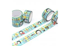 China Beautiful Waterproof Washi Tape Custom Printing Masking Washi Tape supplier