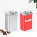 Customized Printing Tin Coffee Cans With Screw On Lid for sale