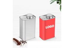 China Customized Printing Tin Coffee Cans With Screw On Lid supplier