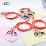 6 Channels Fiber Optical Rotary Joints connection For SMA for sale