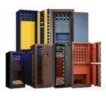 Solid Steel Jewelry Watch Winder Safe Box Biometric Fingerprint Lock Custom Jewelry Safe for sale