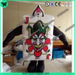 Festival Event Parade Wlking Inflatable Poker Costume Moving Customized Inflatable for sale