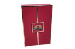 China Pink Cardboard Packaging Boxes Containers With Superimposed Foam Insert Accessory supplier