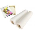 220gsm Inkjet Stretched Polyester Canvas Roll 24 60 For Printer Plotter