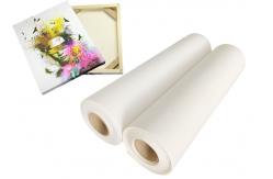 China 220gsm Inkjet Stretched Polyester Canvas Roll 24 60 For Printer Plotter supplier