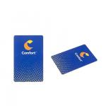 MIFARE 1K RFID Card Plastic RFID Card Silkscreen Printing 0.8mm 0.38mm Thickness for sale