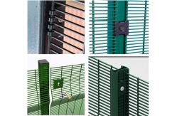 China heavy gauge  Anti climb welded  security fence 358 wire mesh fence supplier