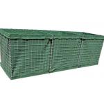 Low Carbon Steel Wire Mesh Gabion Box HESCO barrier System For Security And Defence Walls for sale