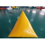 Triangle Shape Yacht Race Market Inflatable Buoys For Water Triathlons Advertising for sale