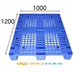 Ergonomics Stackable Plastic Pallets 1200 X 1000 Static Load 5500 Kg For Forklifts for sale