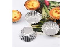 China Tinplate Nonstick Egg Tart Cupcake Mold Reusable Kitchen Baking Tools supplier