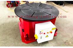 China 2 Tons Rotary Welding Positioner , Horizontal Welding Turn Table Customized Diameter supplier