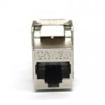FTP RJ45 180 Degree Toolless Network CAT6 Keystone Jack CAT6A CAT7 Zinc Alloy Shielded for sale