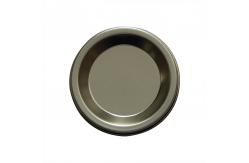 China Custom Hard Gold Iron Strech Tin Can Lid Glossing Wine Packaging Tube Cap supplier