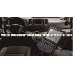 Ruggedized Vehicle Keyboard Desktop With Touchpad Backlit Scissors Switch
