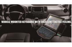China Ruggedized Vehicle Keyboard Desktop With Touchpad Backlit Scissors Switch supplier