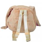 3D Fuzz Dog Soft Toy Backpack , Durable Plush Backpacks For Toddlers
