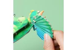 China 3D Paper Easy To Assemble Preschool Jigsaw Puzzle Shoelaces Tying Teaching Kit supplier