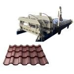 Customized OEM 0.50 Mm Effective Width 1125mm Adamante Tile Step Roll Forming Machine for sale