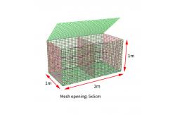 China 4mm Heavy Duty Galvanized Welded Mesh Gabion For Flood Control supplier