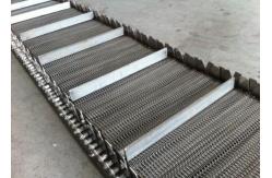 China Drying And Draining 201 Chain Mesh Conveyor Belt 3mm Dia supplier