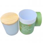 Cardboard Round Tube Packaging Box  For Tea Light Candle Glass Bottle for sale