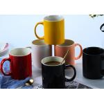 Sublimation 330ml 11OZ Ceramic Mug Cup In Red Yellow Black for sale