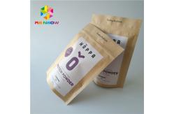 China Custom Printed k Food Stand Up Pouch Packing Bag Kraft Paper Matte Surface supplier