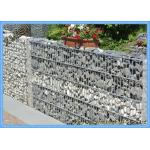 5mm Wire Gauge Welded Gabion Baskets Silver Galfan For Architectural Cladding