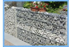 China 5mm Wire Gauge Welded Gabion Baskets Silver Galfan For Architectural Cladding supplier