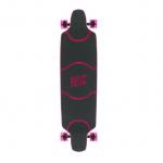 DB Longboards Wanderer Black / Pink Longboard Complete Skateboard - 10 x 39