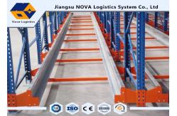 China Drive In Shuttle Pallet Racking System Semi Automatic With Battery Operated Motor supplier