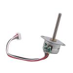 15MM Micro Stepper Motor 2-Phase 4-Wire 18 Degree Permanent Magnet With Spiral Shaft for sale