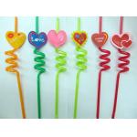 Disposables plastic drinking Straws Creative Arts Assorted Colors for sale